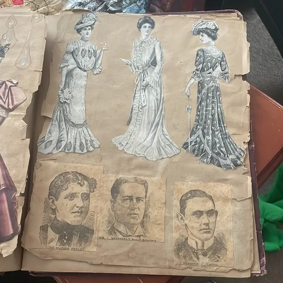 Antique early designer of fashion industry album scrapbook - Picture 11 of 17